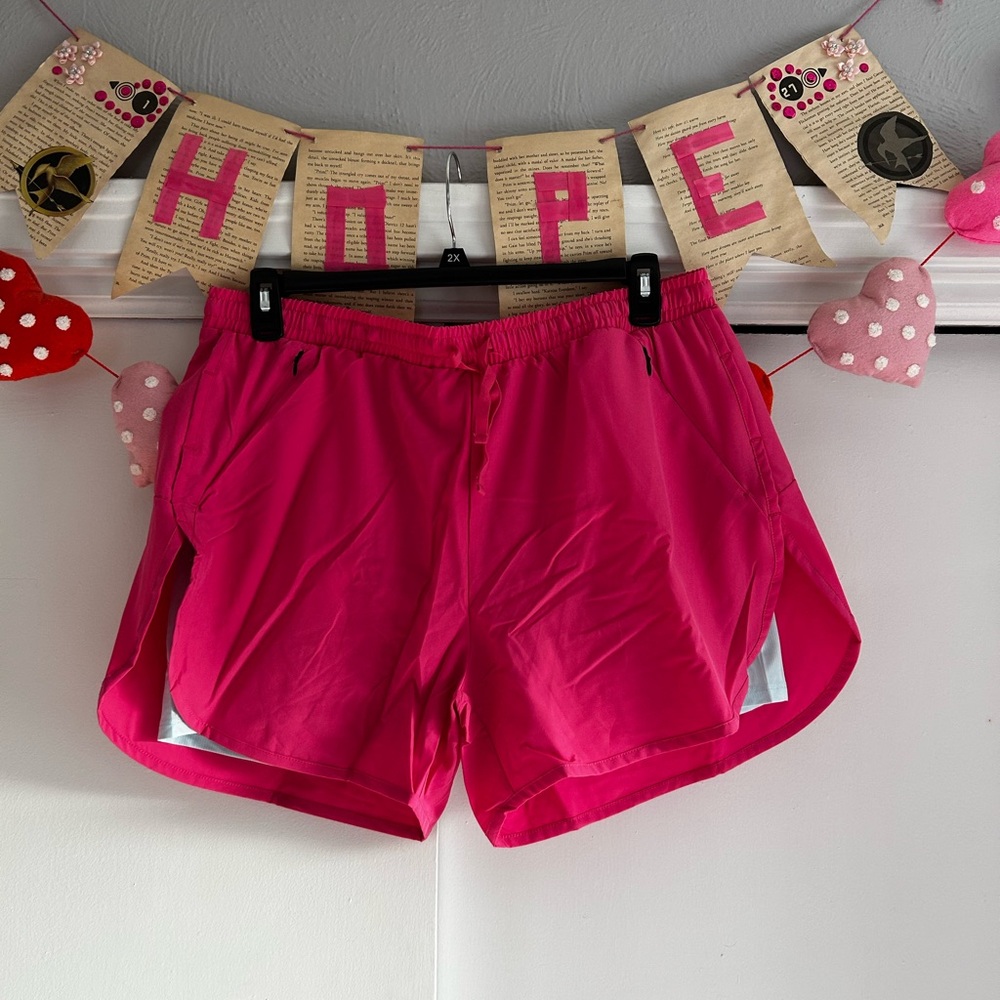 Women's Pink Athletic Shorts